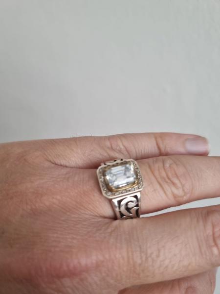 Moissanite Gümüş Pırlantalı