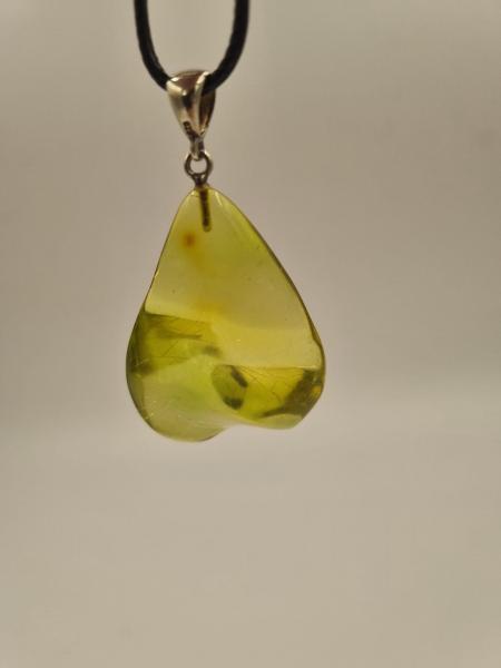 Sarı Kehribar Kolye Ucu