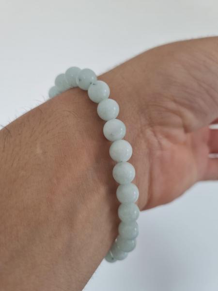 Larimar Yeşil 8mm Doğaltaş Bileklik