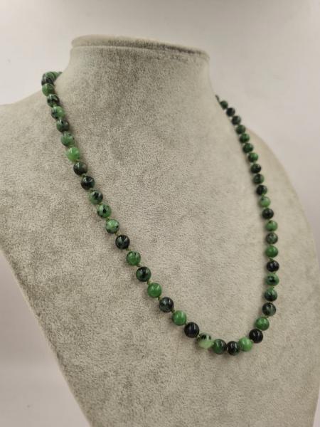 Ruby Ziosite 6mm/45cm Kolye