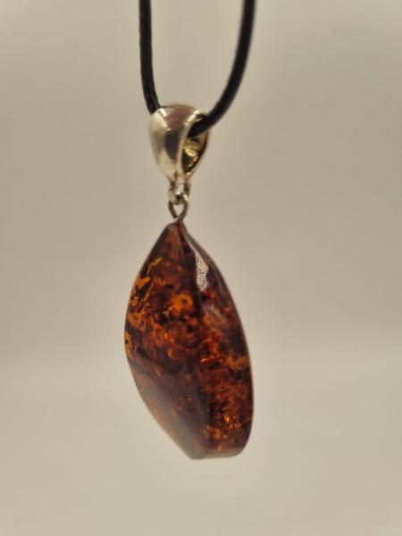 Kehribar Kolye Ucu Ateş