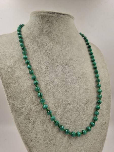 Malahit 6mm/50cm Kolye