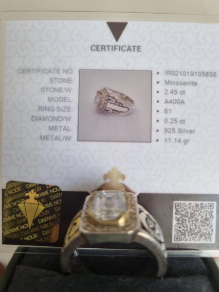Moissanite Gümüş Pırlantalı