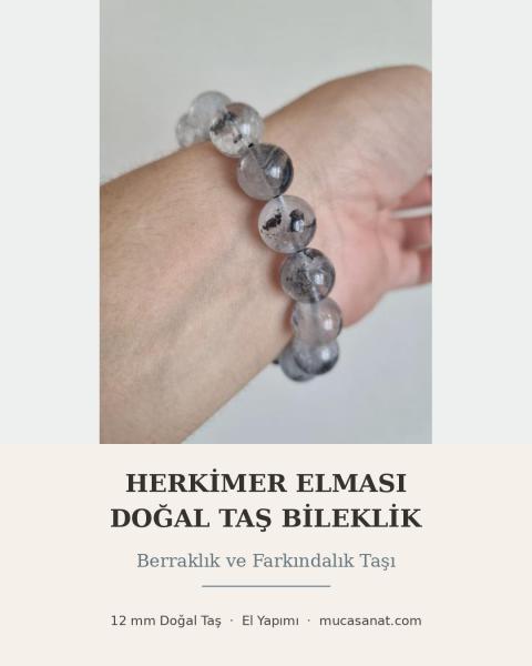Herkimer Elması 12 M Boyutlar Arası Anahtar
