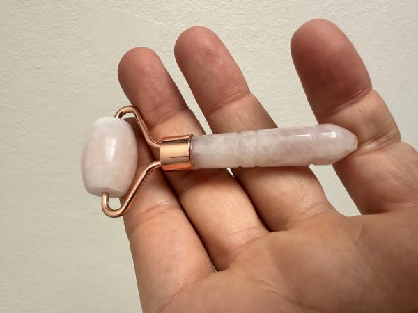 Pembe Kuvars Cep Face Roller