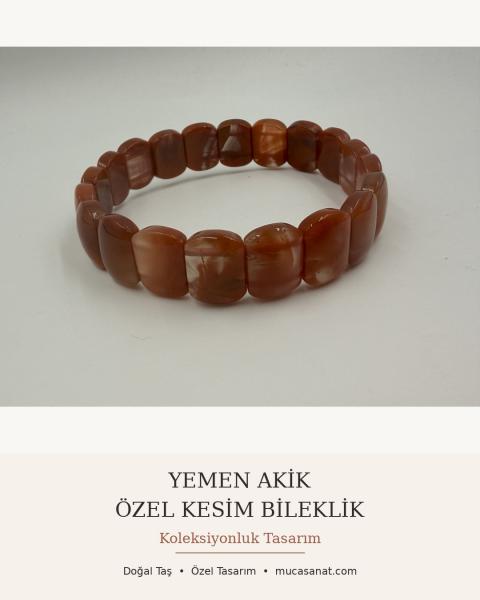 YEMEN AKİK ÖZEL KESİM KOLEKSİYONLUK BİLEKLİK