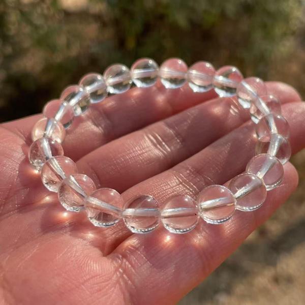 Clear Quartz 8mm Bileklik