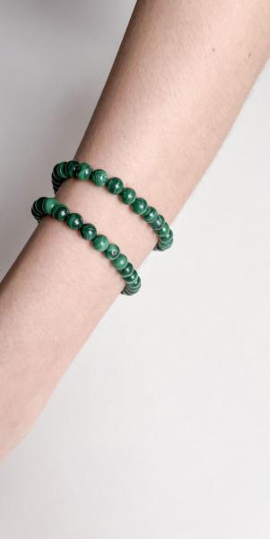 Malahit Taşı Bileklik – 8 mm