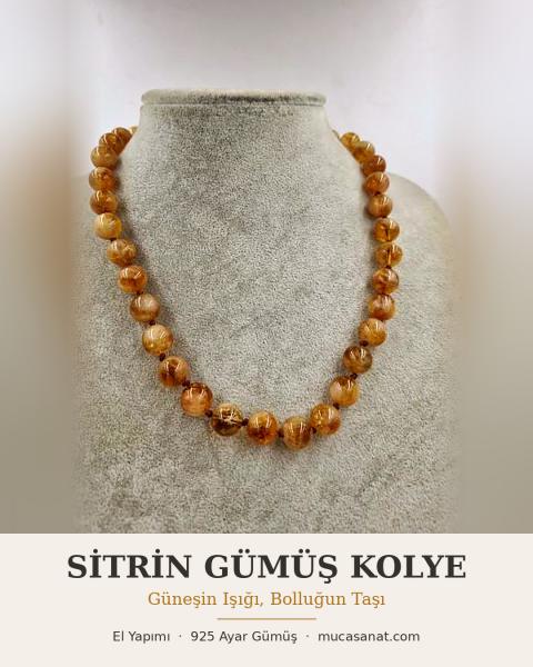 Brazilya Sitrin Kolye