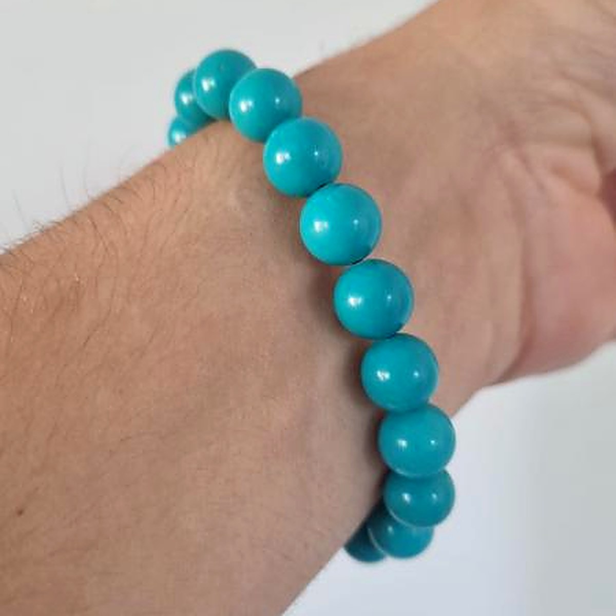 TURKUAZ BİLEKLİK — Gökyüzünün Enerjisi, Koruyucunun Gücü 10mm Bileklik
